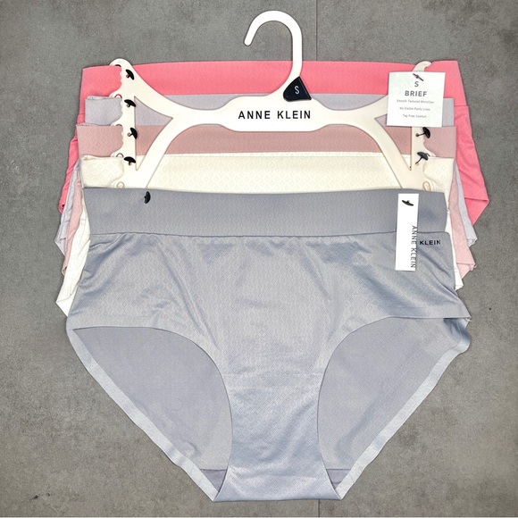 Anne Klein Women's No Visible Panty Line Briefs - Set of 5 - Picture 1 of 2